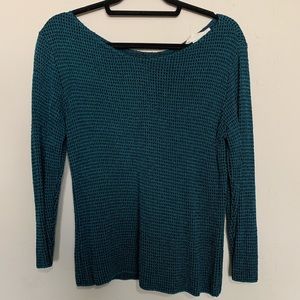 Vintage 90s waffle knit sweater top